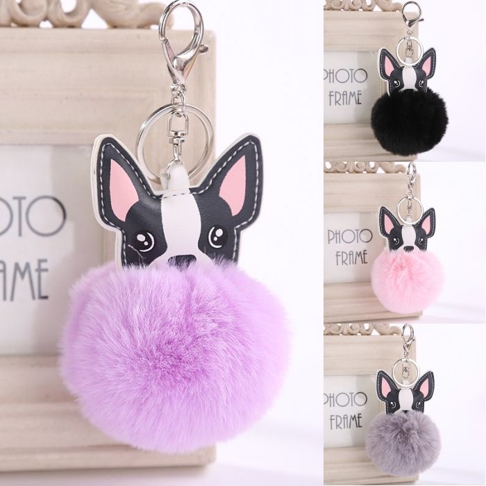 Pu Puppy Fur Ball Key Chain Dog Hair Pendant 6 Styles Pu Puppy Fur Ball Key Chain Dog Hair Pendant 6 Styles For Women Bag Keyring Free Dhl D475q Remove Before Flight Keychain Self Defense