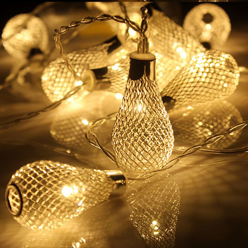Novelty 20leds Water Drop String Lights Garden Decoration Novelty 20leds Water Drop String Lights Garden Decoration Party Wedding Wire Curtain Lighting Night Light For Bedroom