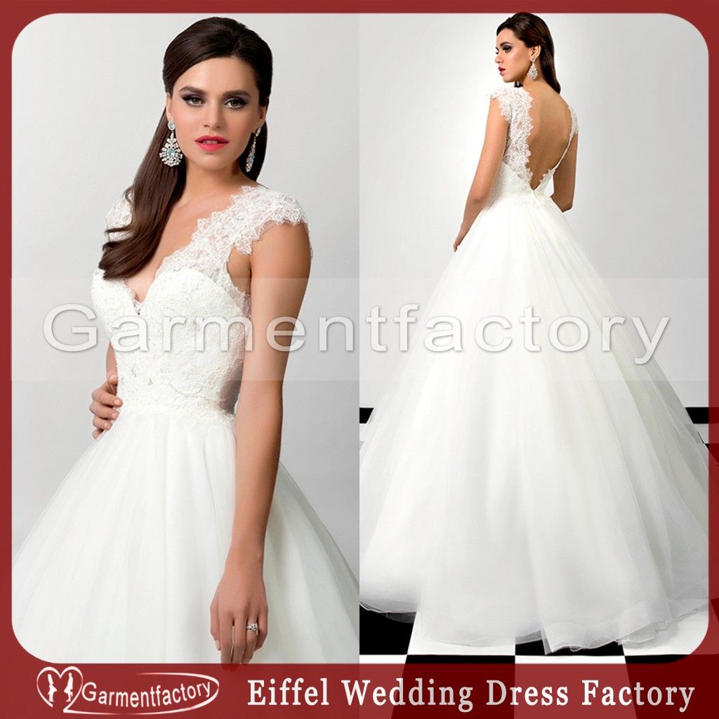 Low-Cut Top Wedding Dresses