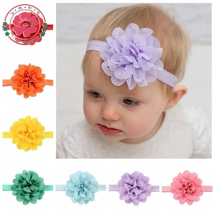 Girls Hair Accessories Flower Hairbands Sweet Baby Girls Lace Hollow