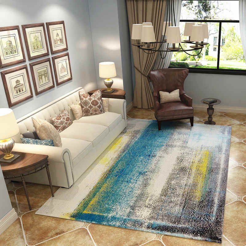 europe parlor carpets bedroom area rugs washable mat abstract