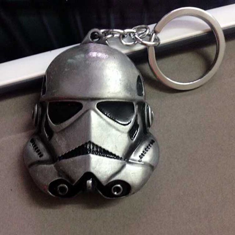 Star Wars Keychain 6.4 Cm StormTrooper Helmet Storm Trooper Pendant Key