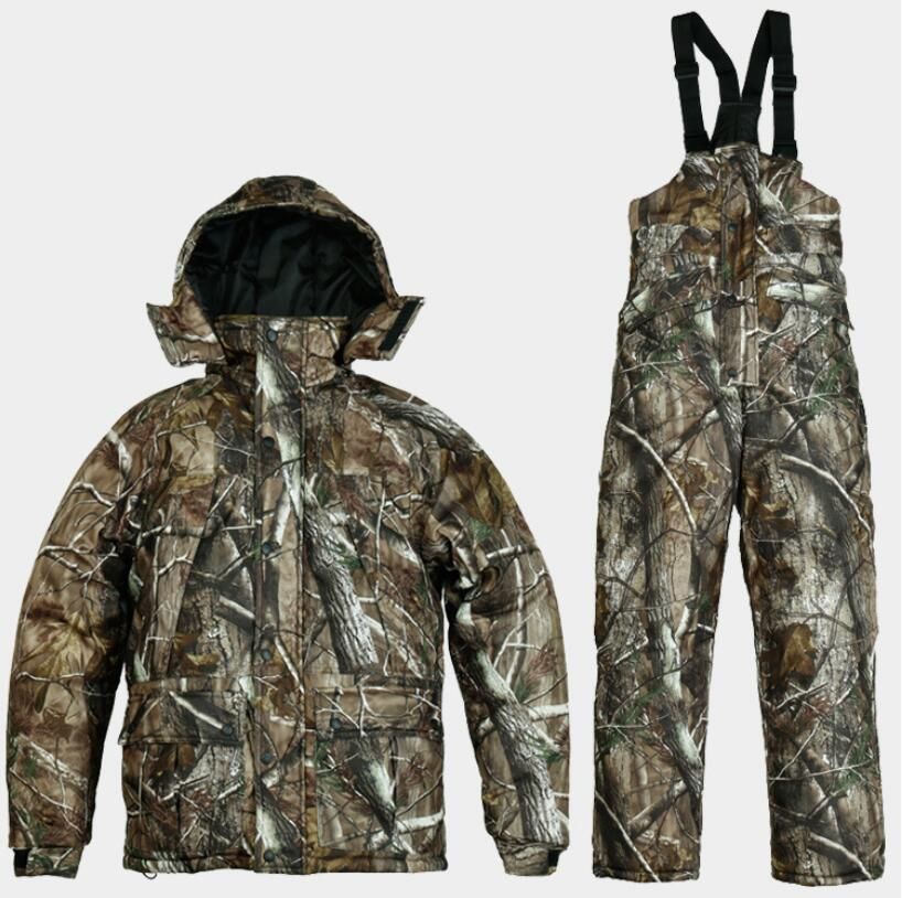 Best Quality Winter 1 Suit Realtree AP Camo Hunting Jacket,Bibs