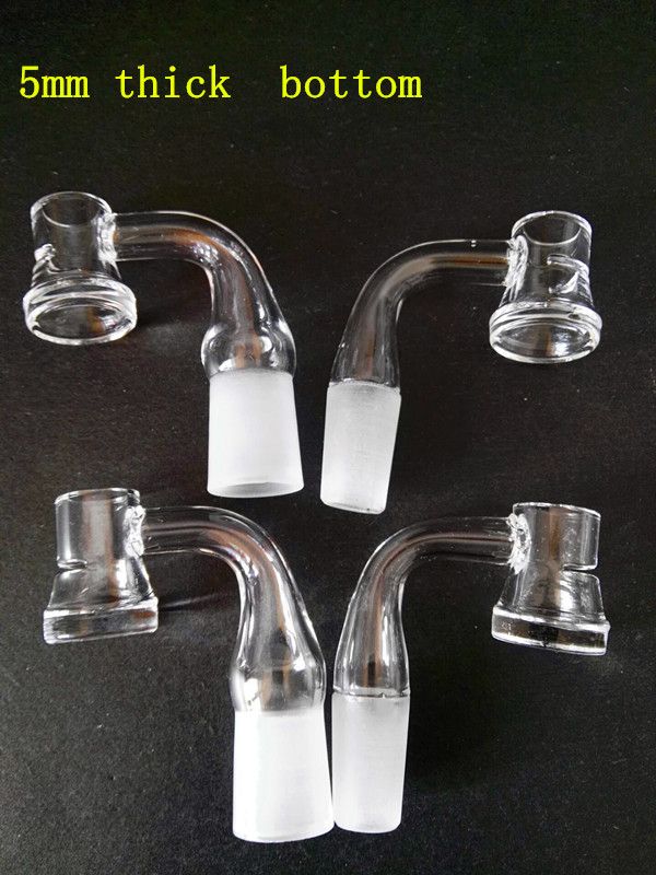 2021 5mm Thick Bottom Quartz Nail Enail Banger Domeless Nail With 14mm