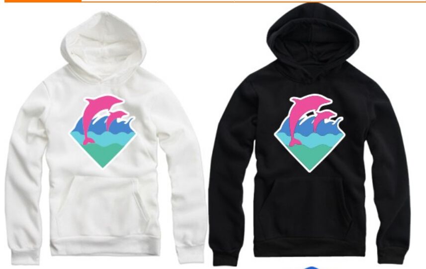 pink dolphin brand hoodie