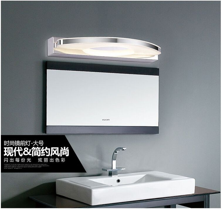 2018 20w Headlight Stainless Steel Bathroom Mirror Cabinet 2018 20w Headlight Stainless Steel Bathroom Mirror Cabinet Modern Minimalist Curved Arch Lamp Led Wall Warm White Big From Xirui 2010