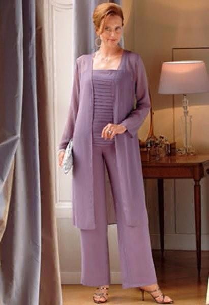 purple mother of the bride pant suits