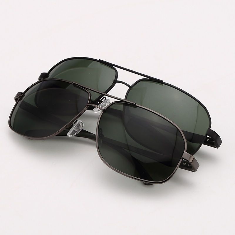 Acquistare Occhiali Da Sole Polarizzati Da Uomo Quadrati Stile Pilota  Cornice In Metallo Occhiali Polarizzati Con Lenti Verdi PC Occhiali Da  Vista Economici Vendita Economico | Consegna Veloce E Qualità | DHgate Italy