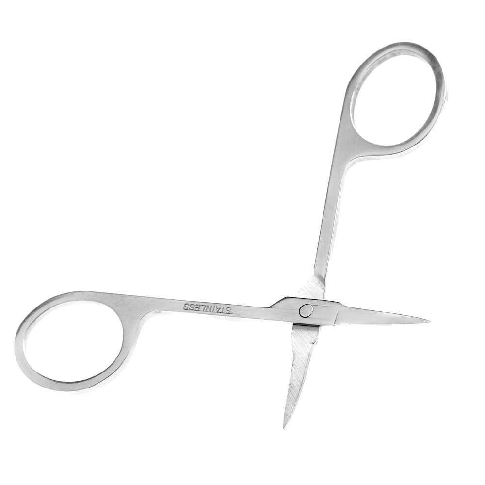 Makeup Eyebrow Scissor With Sharp Head Stainless Steel Women Brow