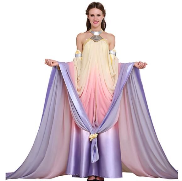De Des La Cosplay Costume Robe Adulte Sith Lac Halloween Amidala Padme Vengeance Padmé 29IEDH