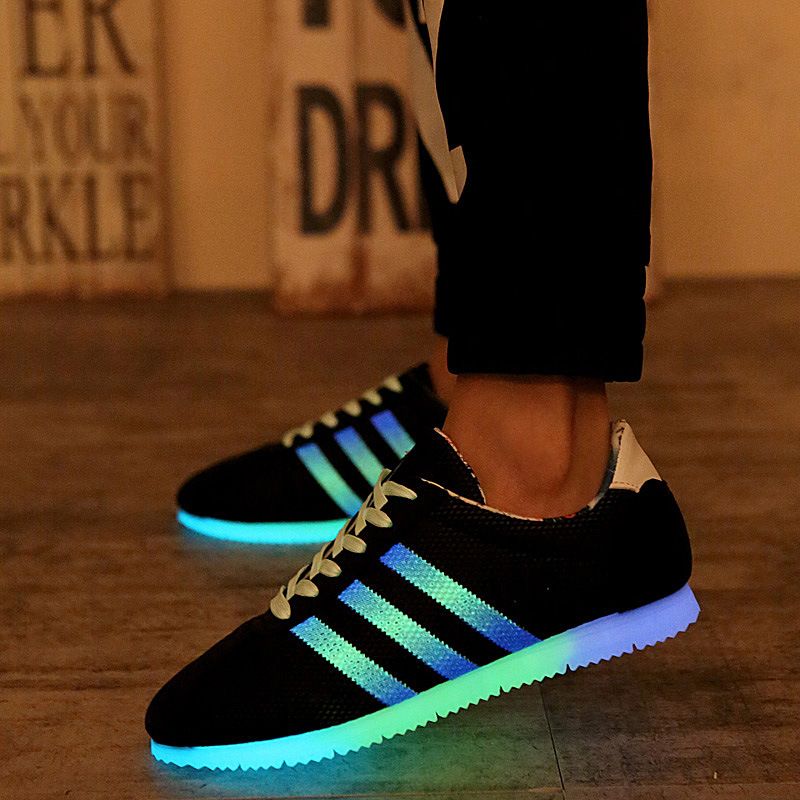 adidas led sneakers