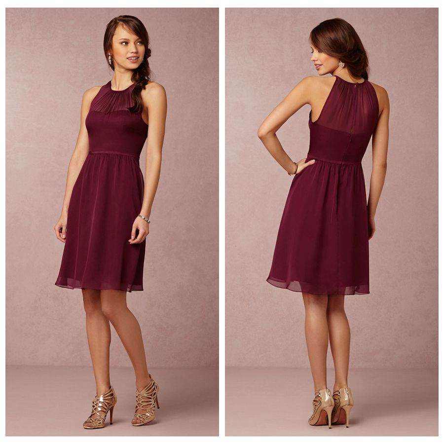 black cherry bridesmaid dresses