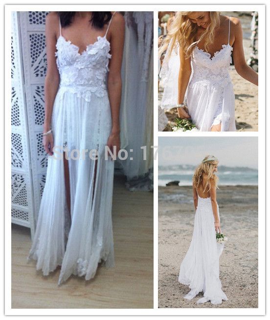 Low Back Beach Wedding Dresses Fashion Dresses