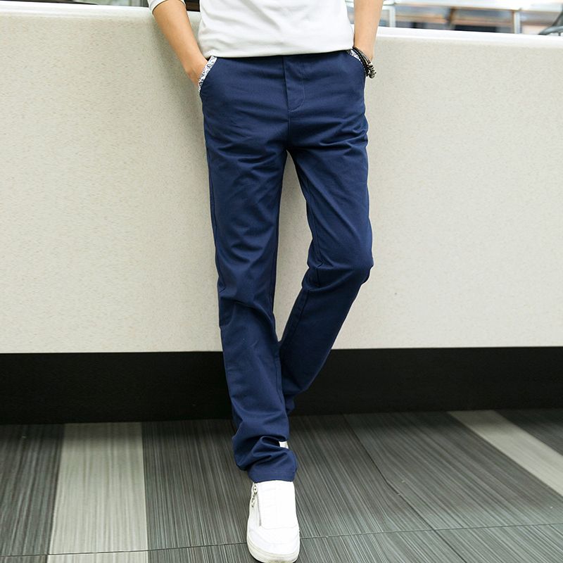 2016 Luxury Brand Straight Business Casual Men Pants High Quality ...