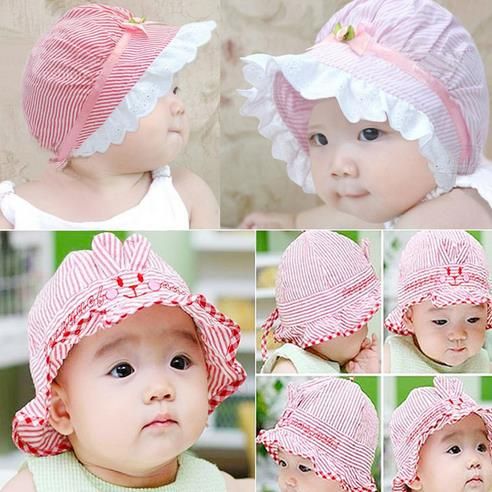 cotton cap for baby girl