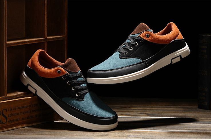 Casual Mocassins Mode Homme Nouveau Chaussures De Mélangées Espadrilles Course Pour Sport Chaussure Toile Hommes Style Couleurs En DWH9IeYE2