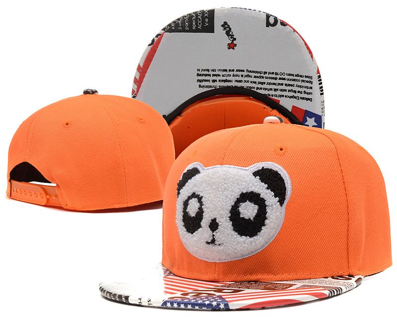 Child Panda Snapback Hats Children'S Panda Snapbacks Caps Boys Girls