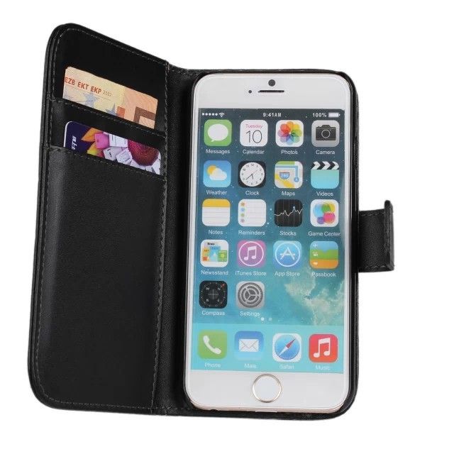 Wholesale For IPhone 5 Plus Case PU Leather Wallet Flip Cover Case For ...