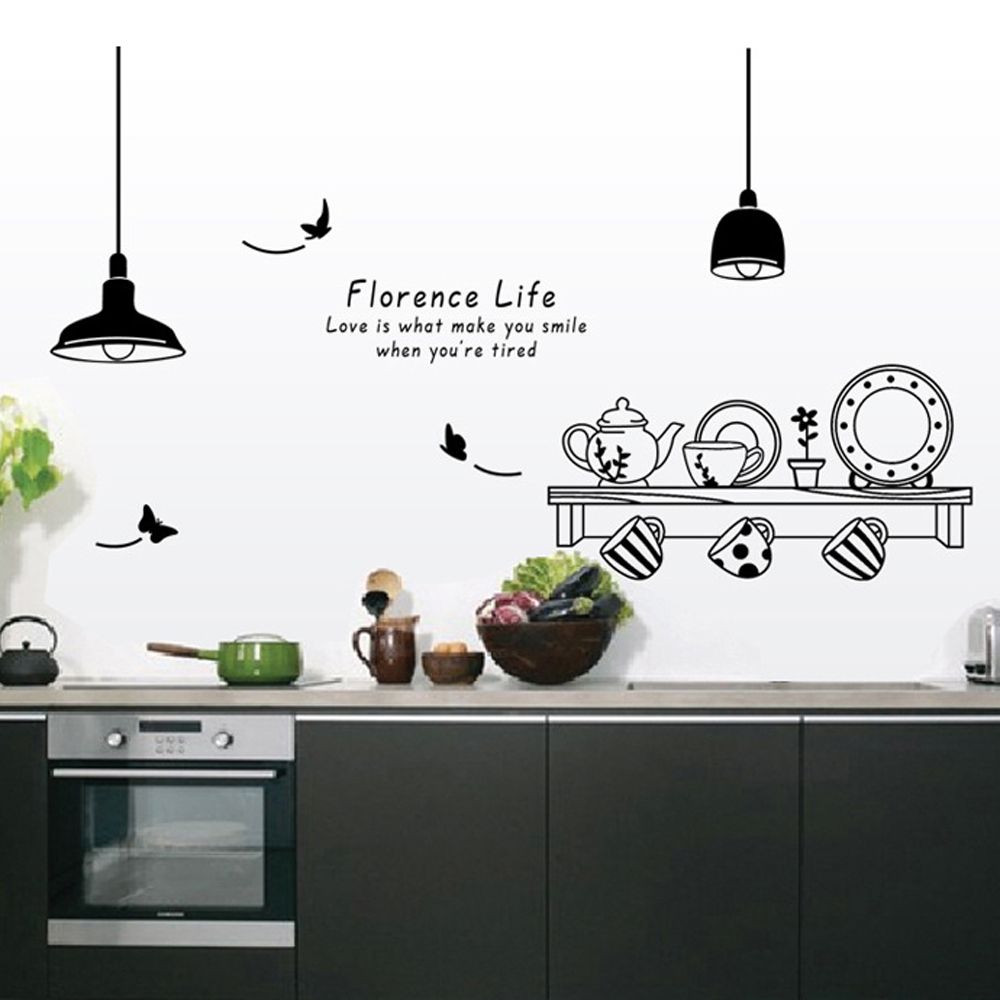 Kitchen Utensils Wallpaper kitchen utensils butterfly letter removable wall stickers art Kitchen Utensils Wallpaper kitchen utensils butterfly letter removable wall stickers art