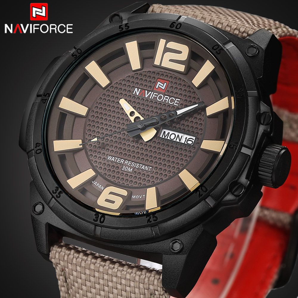NAVIFORCE Original Luxury Men S Fashion And Leisure Sports Military ...