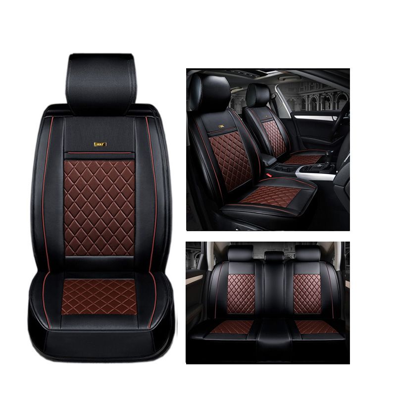 Front Rear Luxury Special Leather Car Seat Cover For Volkswagen Vw Front Rear Luxury Special Leather Car Seat Cover For Volkswagen Vw Passat Polo Golf Tiguan Jetta Touareg Styling