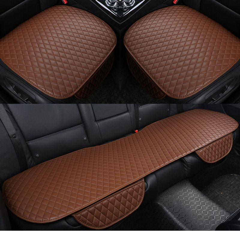Hot New Pu Leather Car Seat Cushion Office Chair Mat Pad Cover Back Hot New Pu Leather Car Seat Cushion Office Chair Mat Pad Cover Back Support For Truck Beaded From Tobos 12 57 Dhgate Com