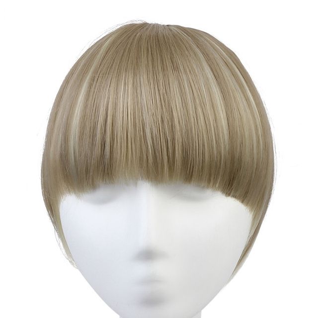 Grosshandel Gerade Clip In Ordentlich Front Hair Bang Erweiterung Hitzebestandig 3 Farben Erhaltlich Synthetische Haarteile Von Hanzi Beauty 2 02 Auf