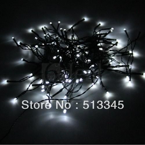 18m 100 Led White Solar String Fairy Lights Outdoor Waterproof 18m 100 Led White Solar String Fairy Lights Outdoor Waterproof Thanksgiving New Year Light Bulb Years Meter For
