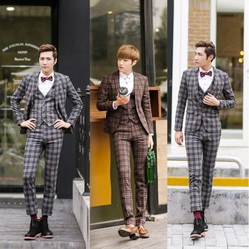 2018 Jackets Pants Vest England Retro Style Men Suits 2016 Winter New Arrival Fashion Designer Brand Thick Woolen Plaid F0467 From Minicon 2018 Jackets Pants Vest England Retro Style Men Suits 2016 Winter New Arrival Fashion Designer Brand Thick Woolen Plaid F0467 From Minicon