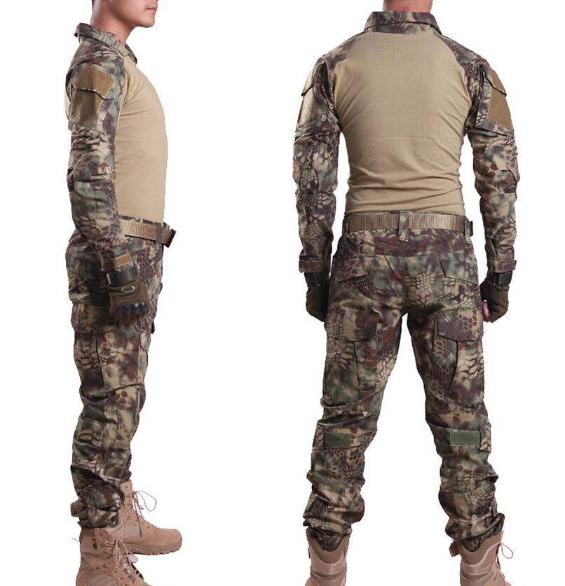 2021 MANDRAKE Rattlesnake Gen 3 Tactical Battle Tight Suits Camouflage