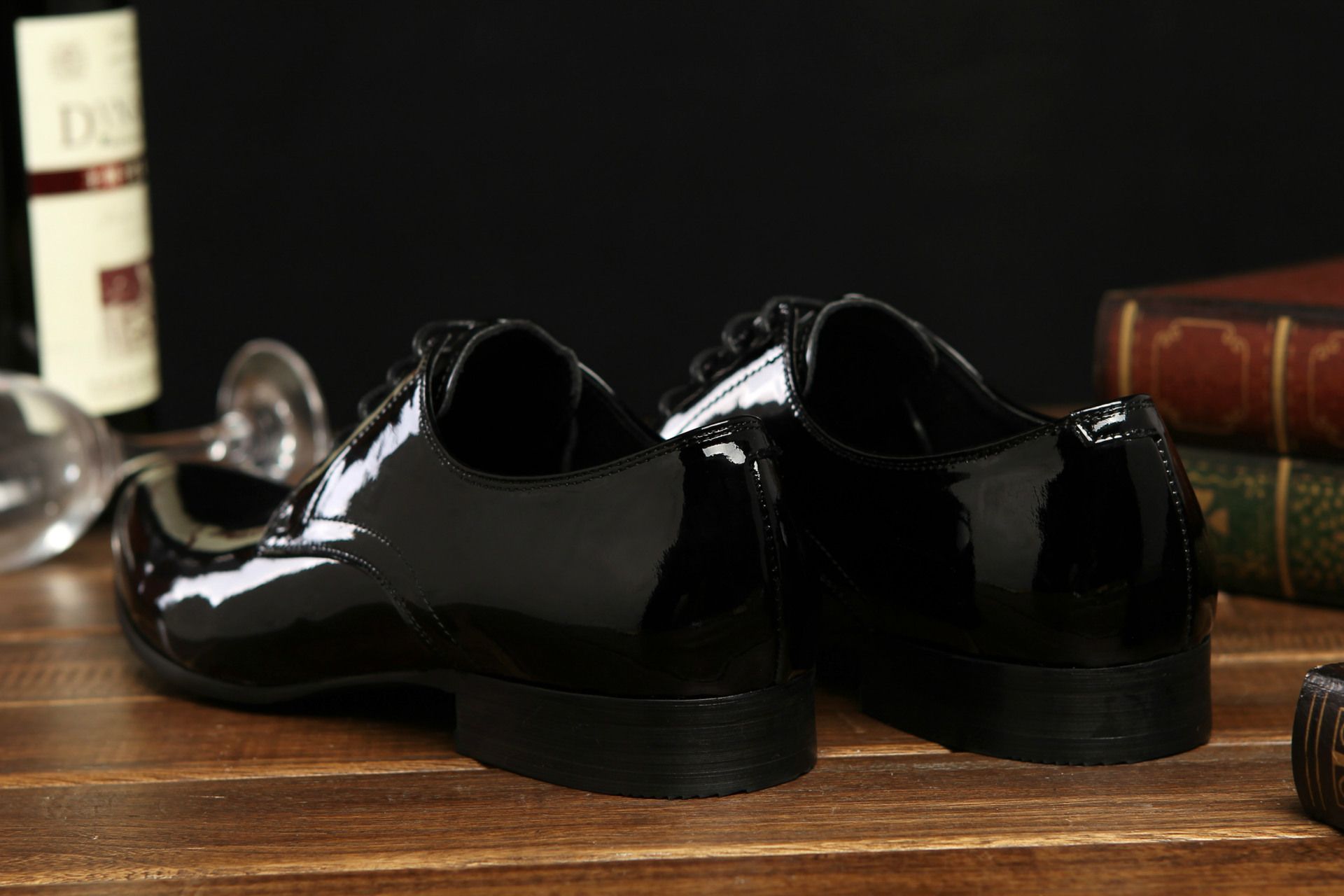 shiny business shoes