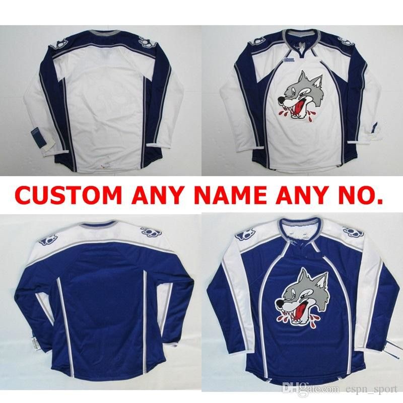 2019 Customize OHL Sudbury Wolves Jersey Mens Womens Kids Personalized 100 Stitched Any Name NO