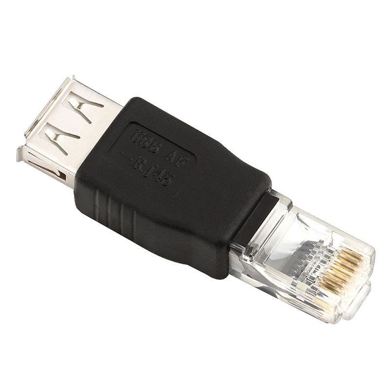 USB Female To Male RJ45 Connector Adaptor USB 2.0 Type A