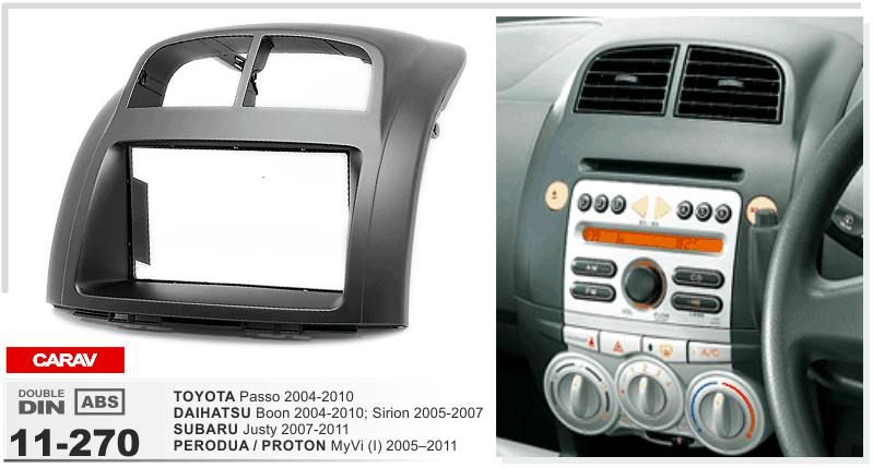CARAV 11 270 Top Quality Radio Fascia For SUBARU /TOYOTA 