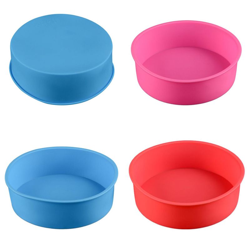 Round Silicone Mold Cake Baking Pan Maker For Birthday Round Silicone Mold Cake Baking Pan Maker For Birthday Dessert Dly Mould Tools Random Color By Xumeng1688 Dhgate Com