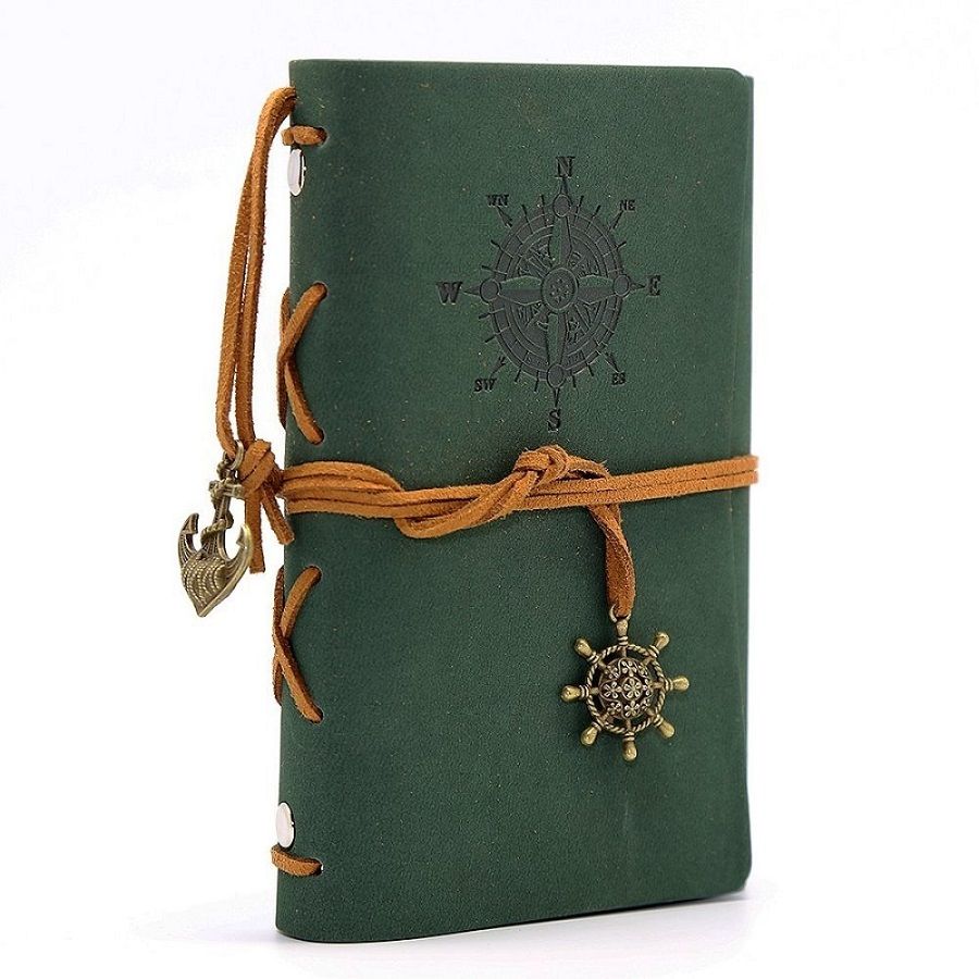 2020 Leather Writing Journal Notebook 5 Inches Retro Spiral Bound