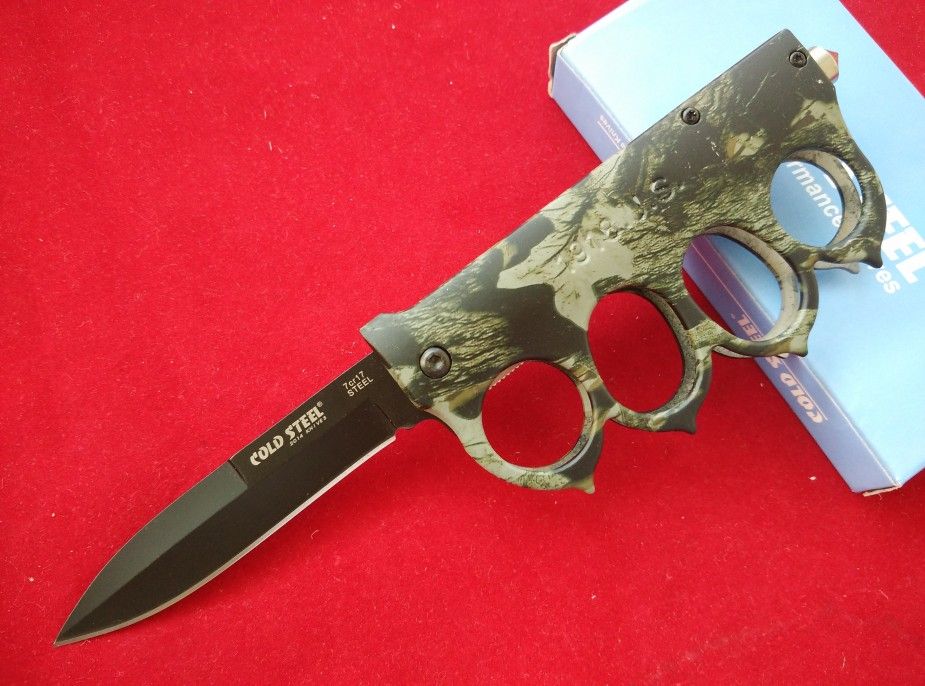 Cold Steel 220 Hard Iron Four Fingers Fist Rings for Self Defense 7CR17