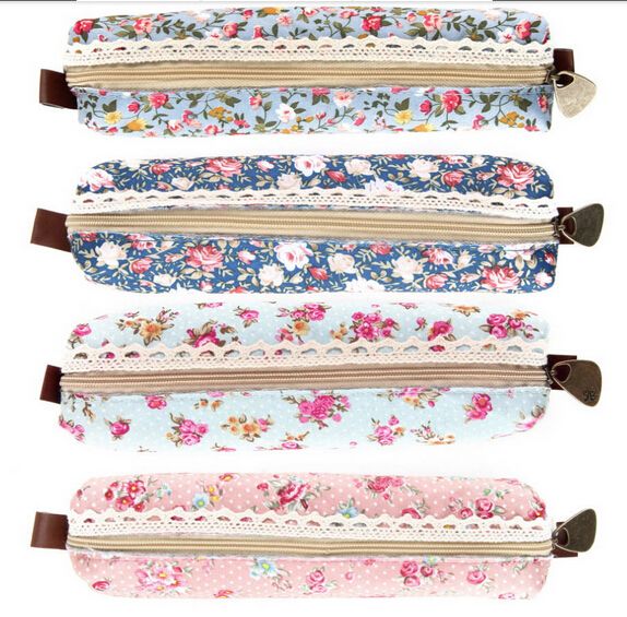 High Quality Mini Retro Flower Floral Lace Pencil Case ...