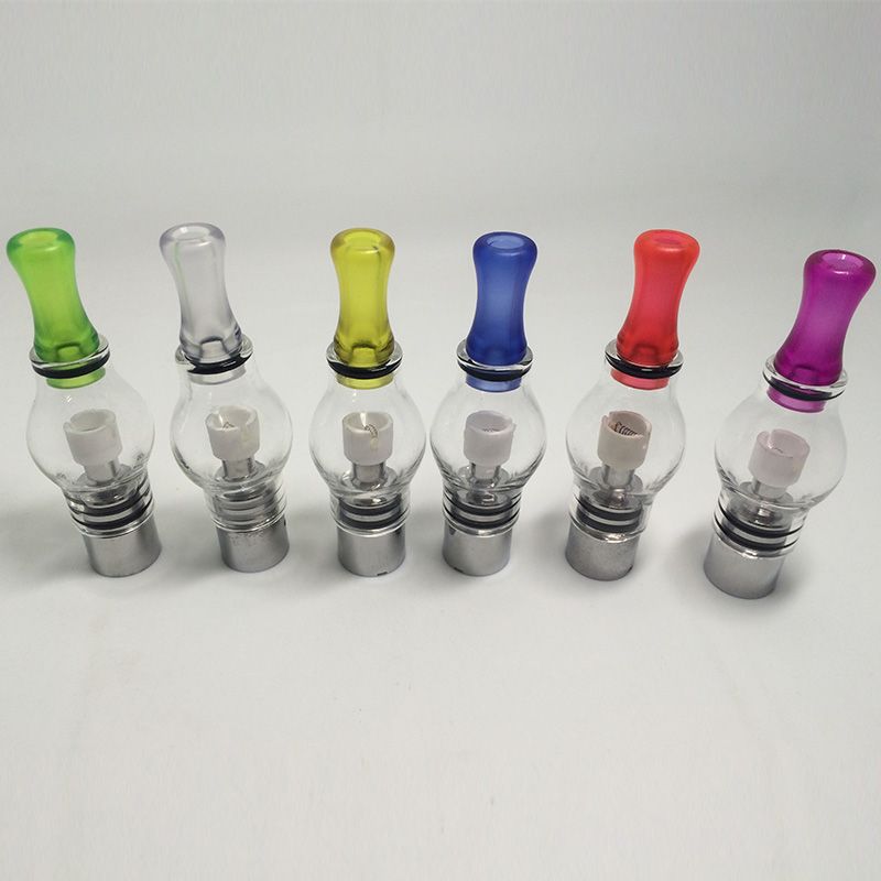 Glass Globe Wax Atomizer Vaporizer Globe Shape Ceramic Coils Single Or