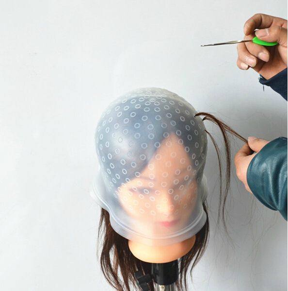 Hot Highlights Magicap Frosting & Tipping Cap Hair Colors Silicone Cap