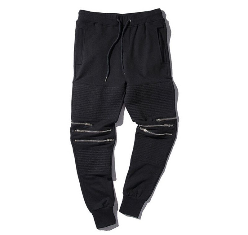 knee zipper joggers