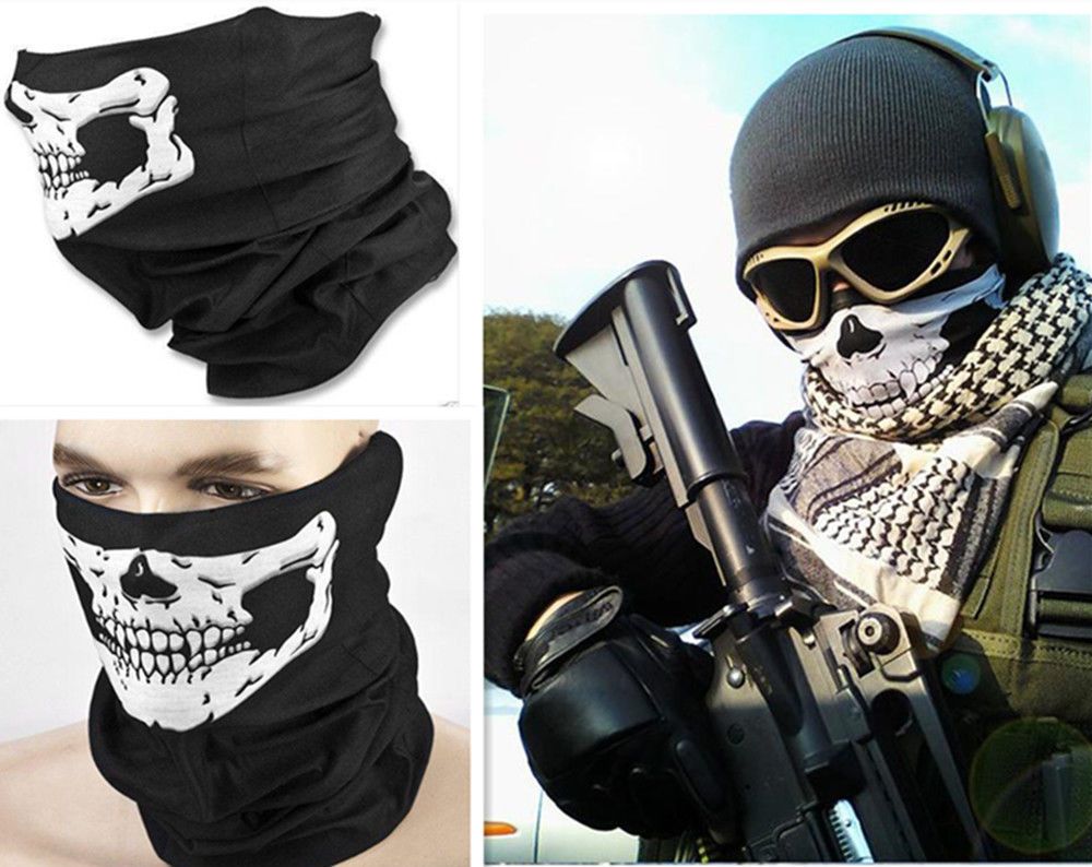 Multi Function Skull Face Mask Outdoor Sports Ski Bike