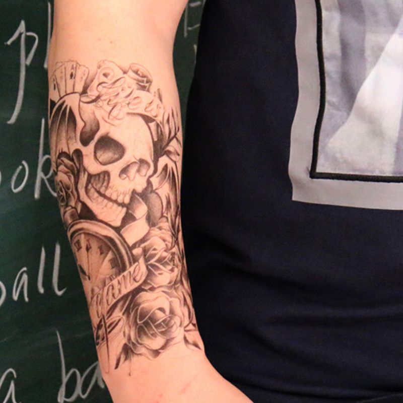 large temporary tattoo stickers waterproof men arm leg fake large temporary tattoo stickers waterproof men arm leg fake