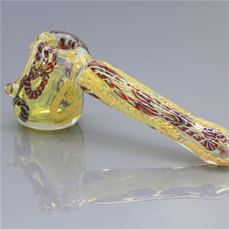 2020 Soulton Glass Wholesale Hammer Pipe Colorful Pipe Herb Pipe Length 5.5 14cm 2016 Hammer