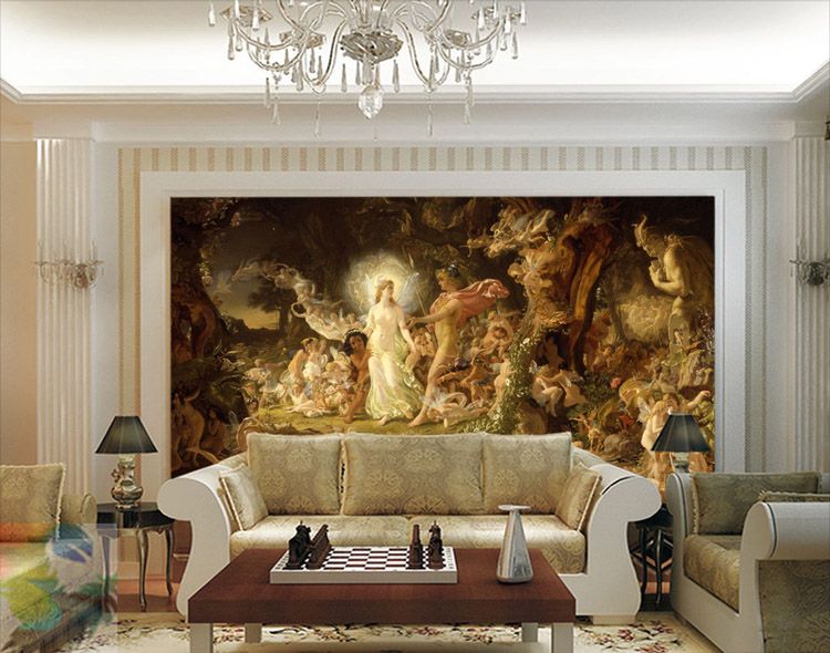Grosshandel Klassisches Olgemalde Fototapeten Custom 3d Wallpaper European Fototapete Schlafzimmer Wohnzimmer Buro Kunst Zimmer Dekor Schmetterling Fee Von Fashion In The Box 19 99 Auf De Dhgate Com Dhgate