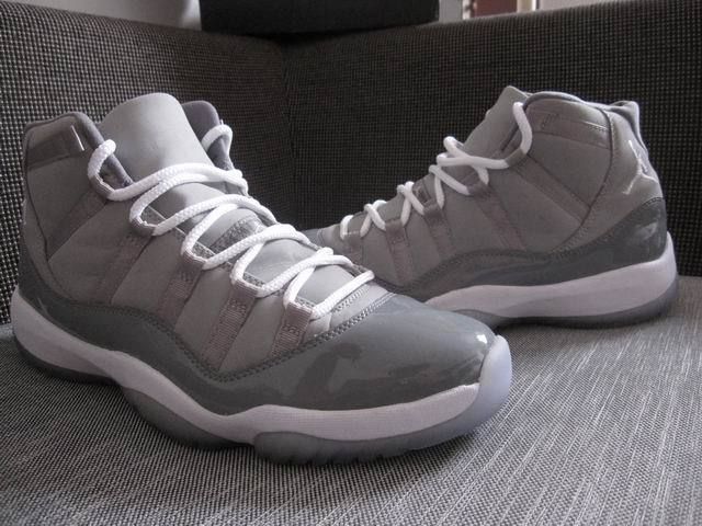 Auténtico 100% Real Air Jordan 11 Retro 11 Gris Frío De Los Altos Hombres Y  Mujeres Con Fibra De Carbono Real De Los Brillos Del Cuero De La Caja  Original Por Golder,