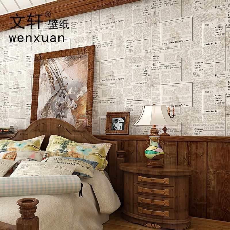 Vintage Pvc Vinyl Wallcoverings Wall Nostalgic Old Newspaper Letter ... Vintage Pvc Vinyl Wallcoverings Wall Nostalgic Old Newspaper Letter ...