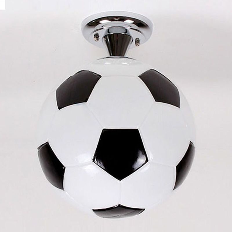 2020 Fashion Boys Room Football Ceiling Lamp Cute Cartoon ...