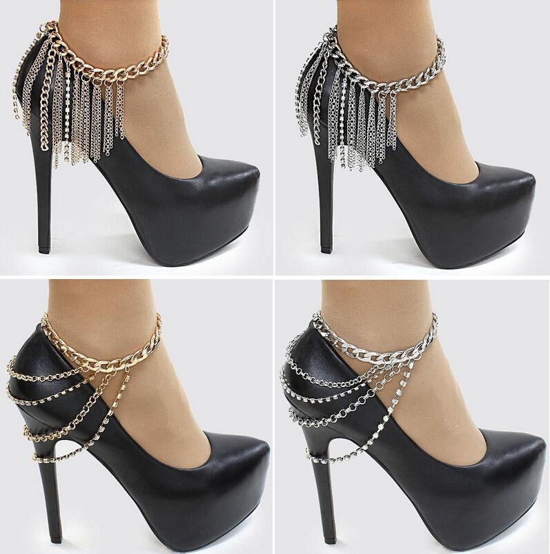 diamond tassel heels
