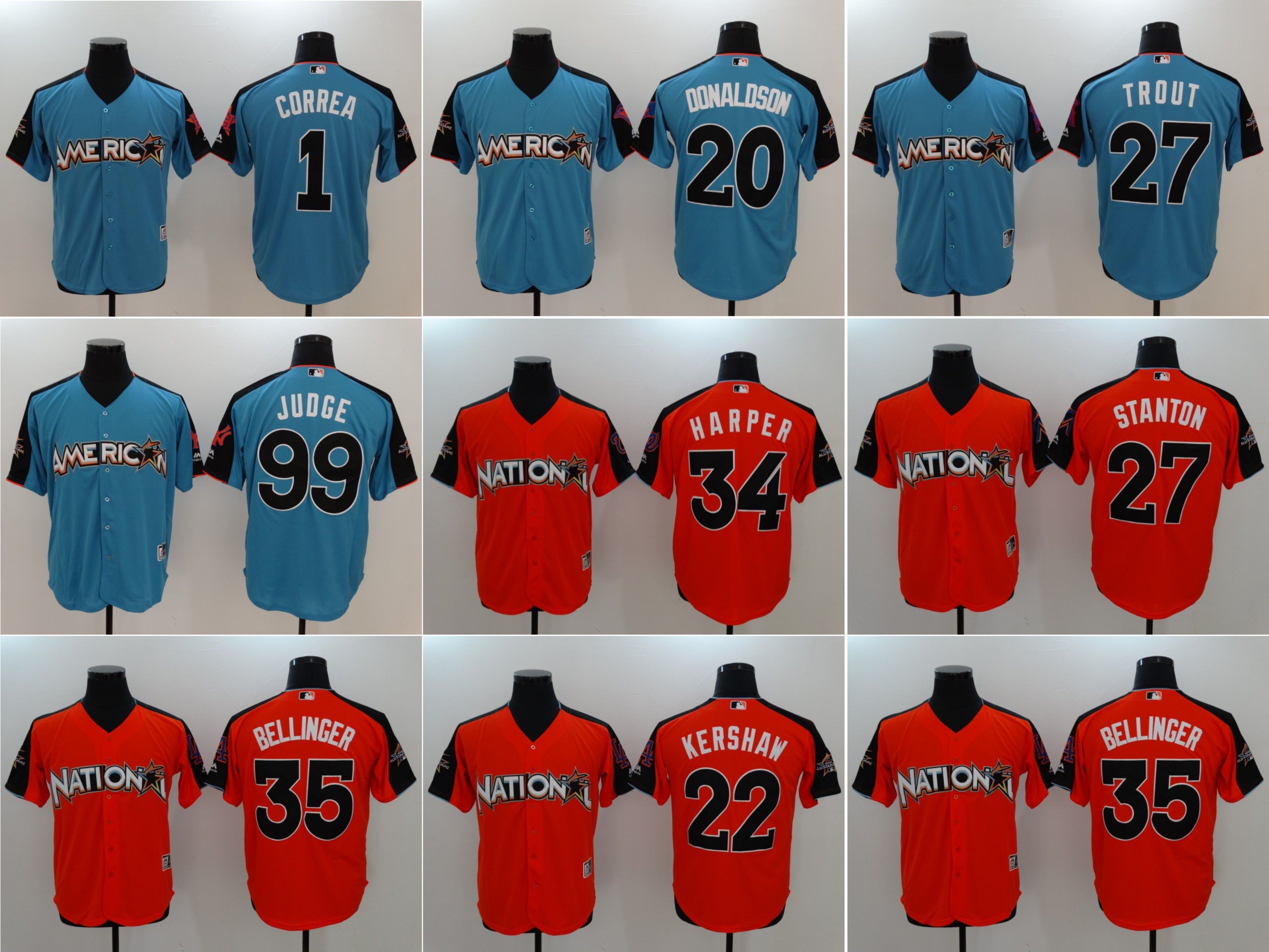 mlb all star uniforms